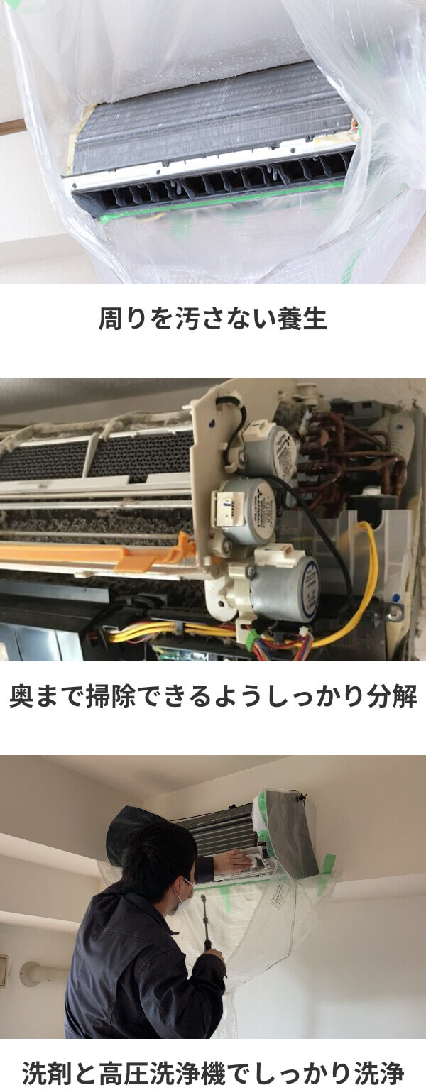 プロの清掃はココが違う！